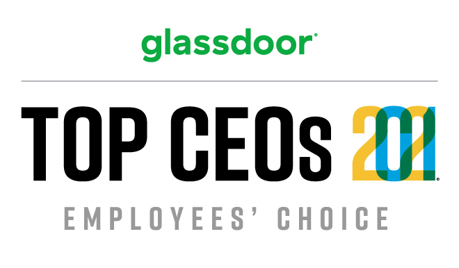 Glassdoor Top CEOs 2021 Employees' Choice Award