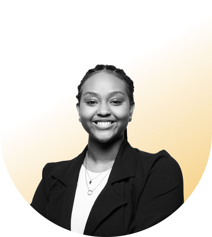 Headshot photo of Year Up Greater Boston graduate Gaelle Akaliza