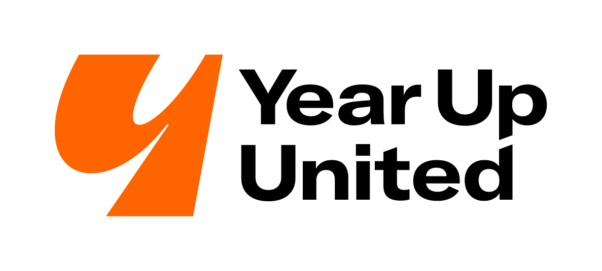 Year Up United Logo in orange and black