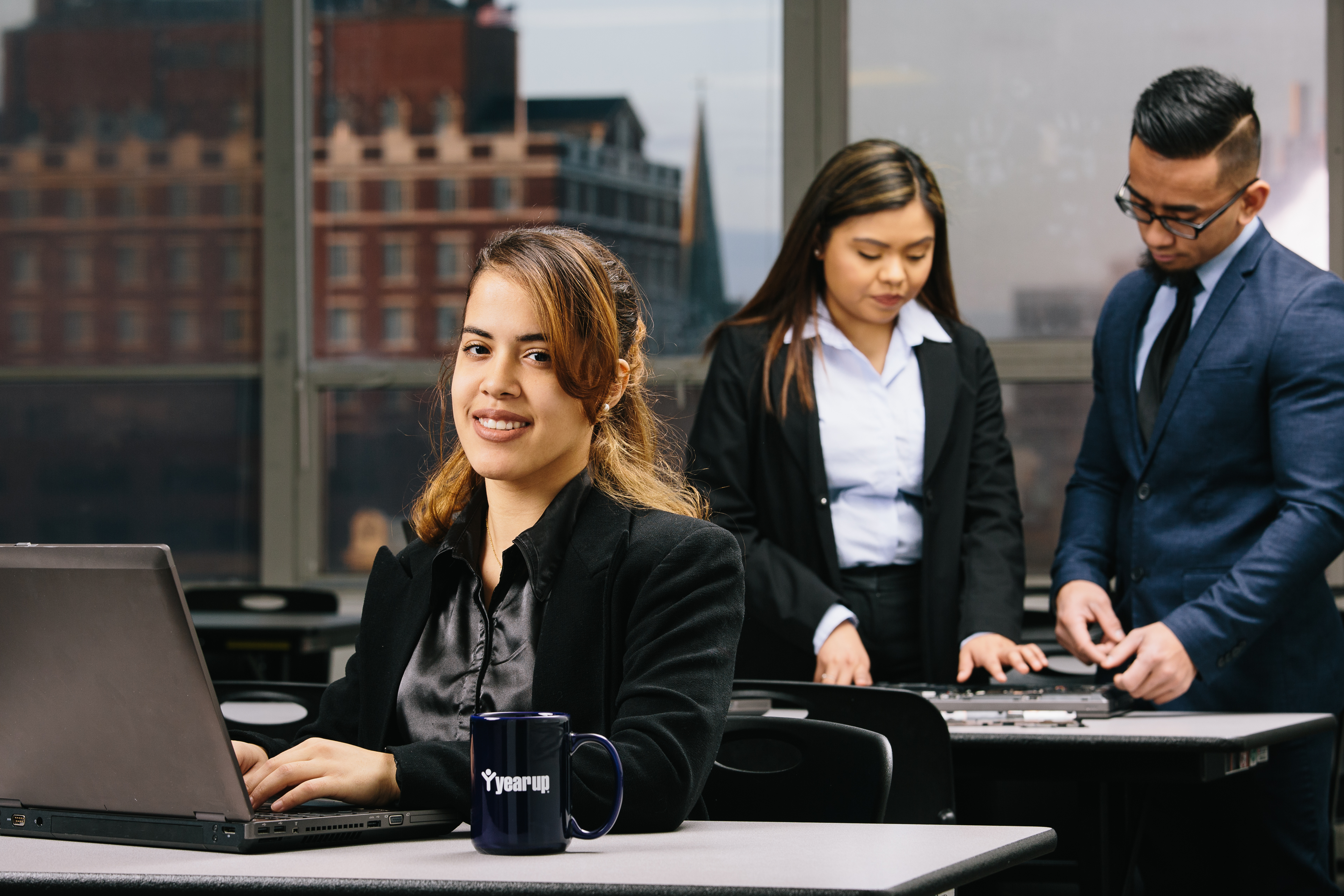 young people in banking