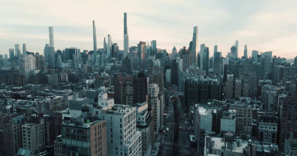 nyc skyline in distance