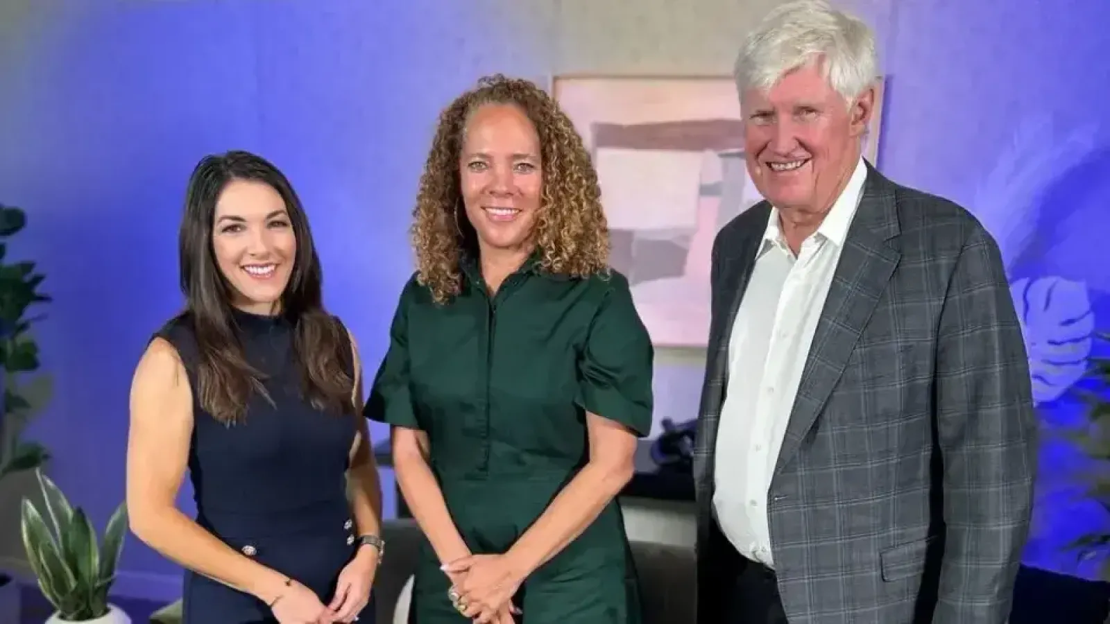 News anchor and Ellen